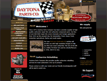 Tablet Screenshot of daytonaparts.com